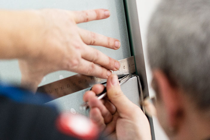 professionelle Folienmontage